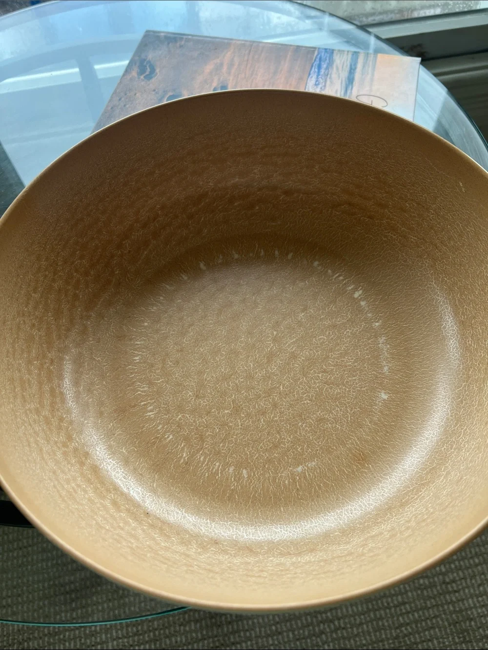 Vintage Ellingers Agatized Wood 9 Pc Serving Bowl Set Sheboygan Wisconsin